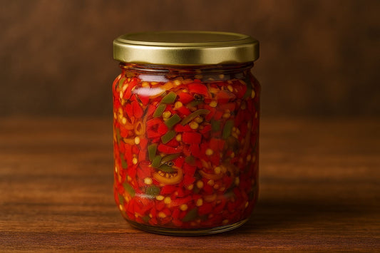 Family Flame-FIREDROP – Chili-in-Öl 350 g